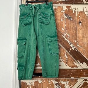 Free people green cargo